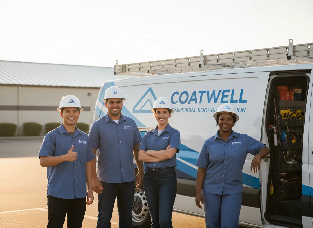 Commercial roof coating company in Sargeant, MN